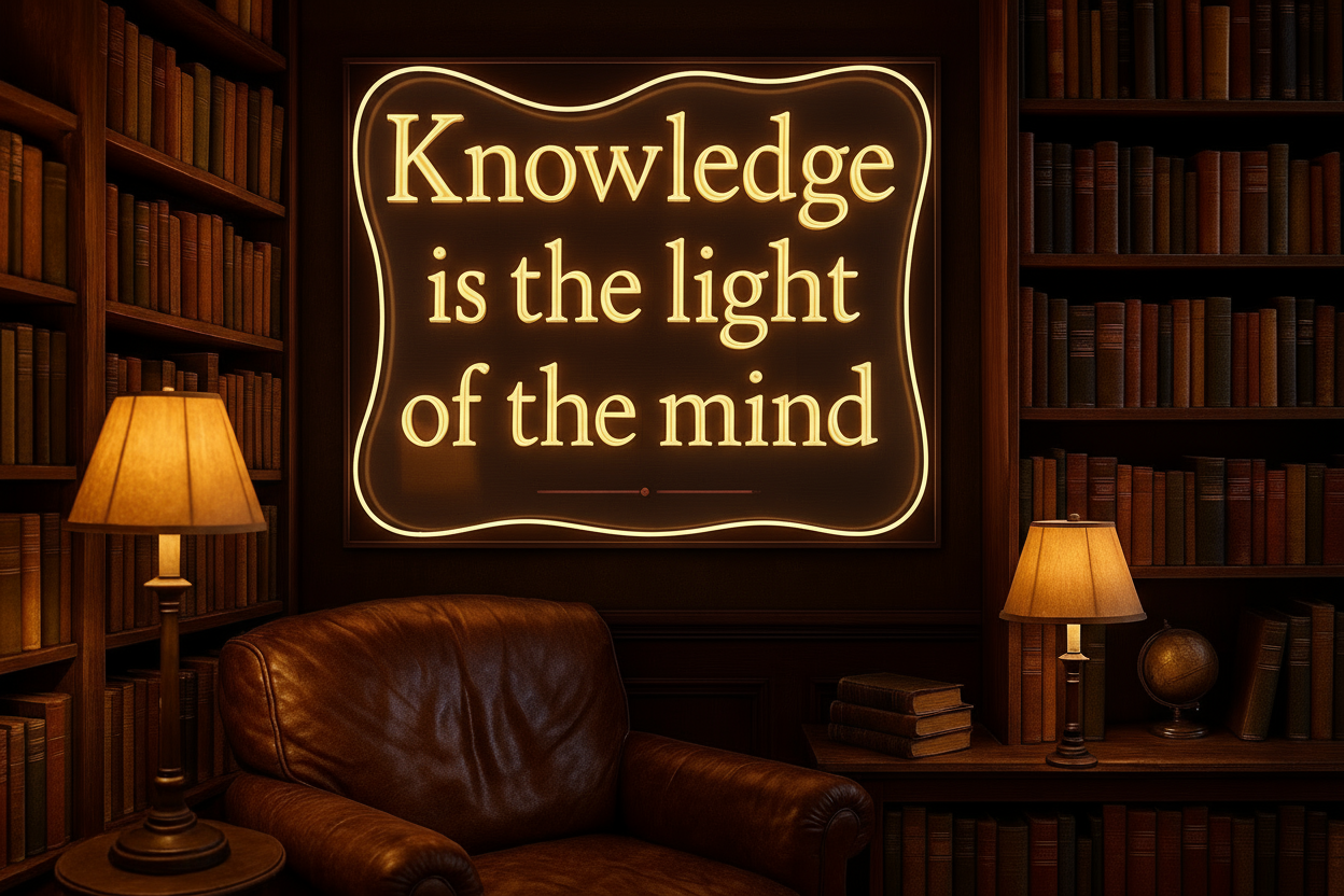 Knowledge LED NEON SIGN