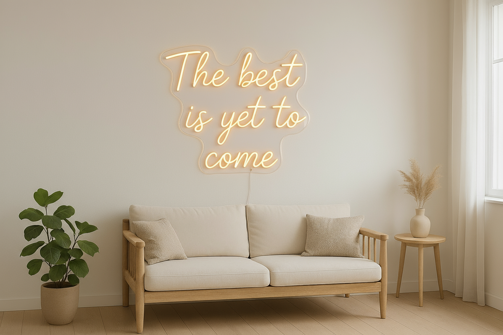 The best is yet to come LED NEON SIGN
