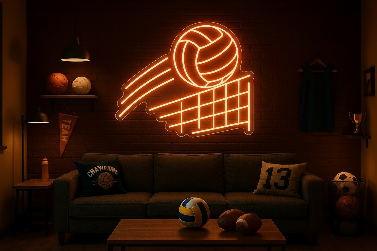 Volley Ball LED NEON SIGN