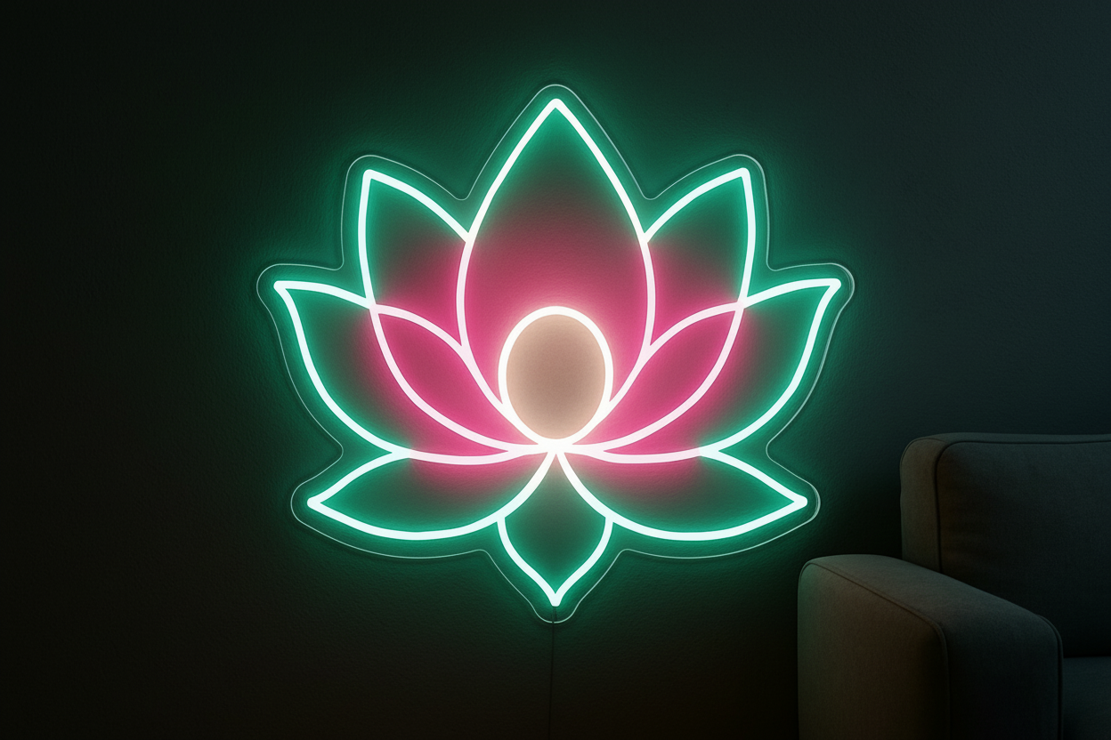 Lotus LED NEON SIGN