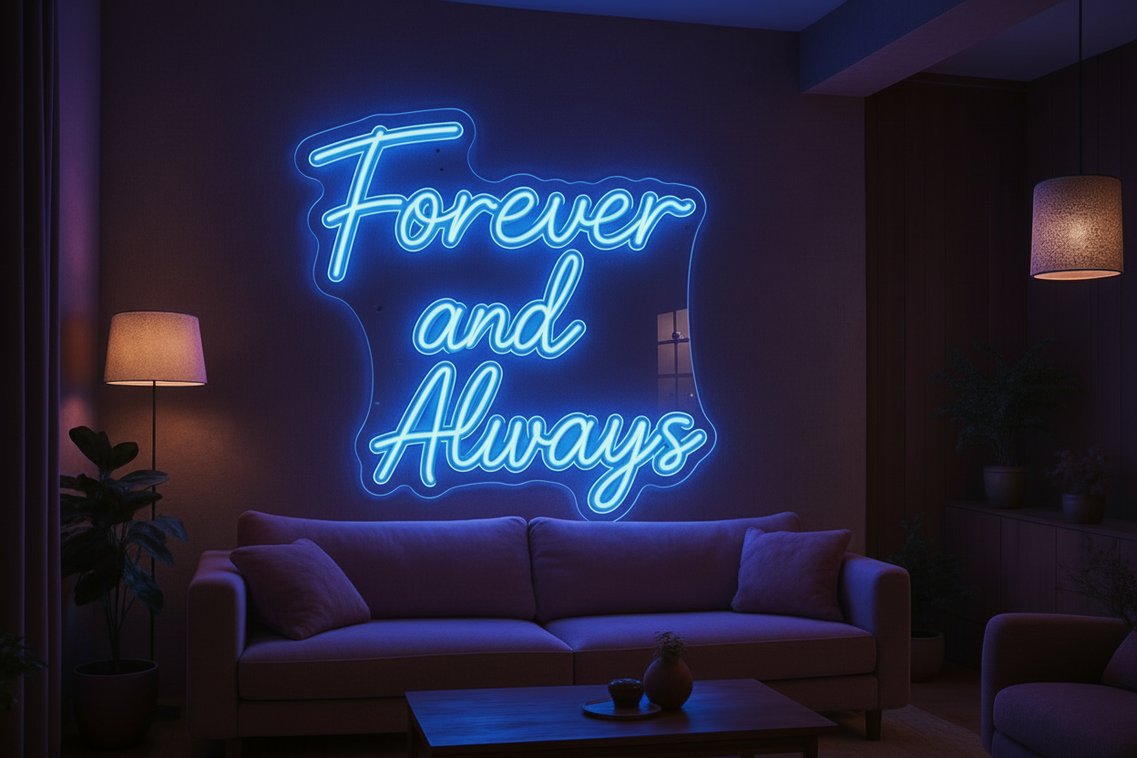 Forever and Always LED NEON SIGN