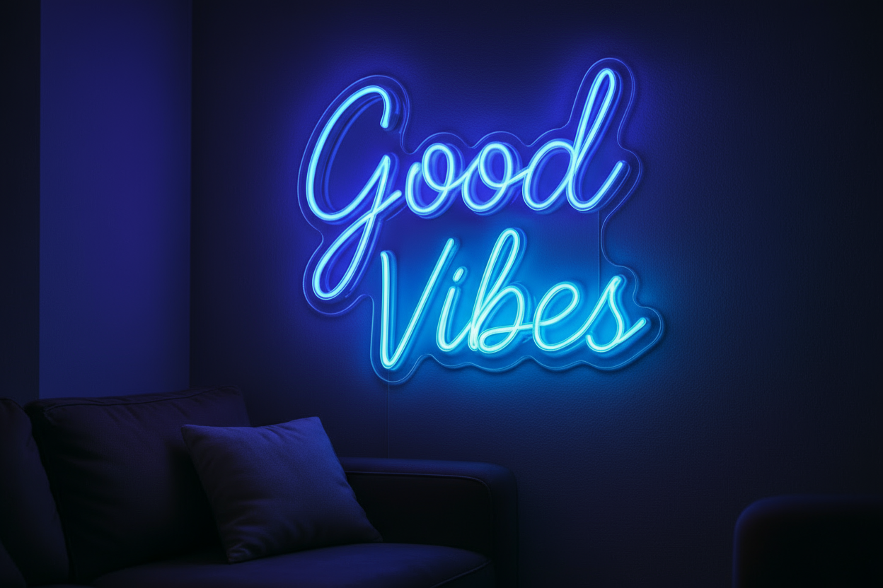 Good Vibes LED NEON SIGN