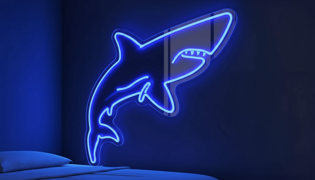 SHARK LED NEON SIGN