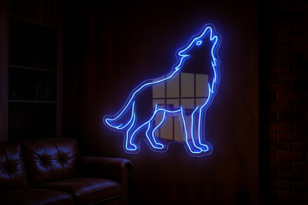 Wolf LED NEON SIGN