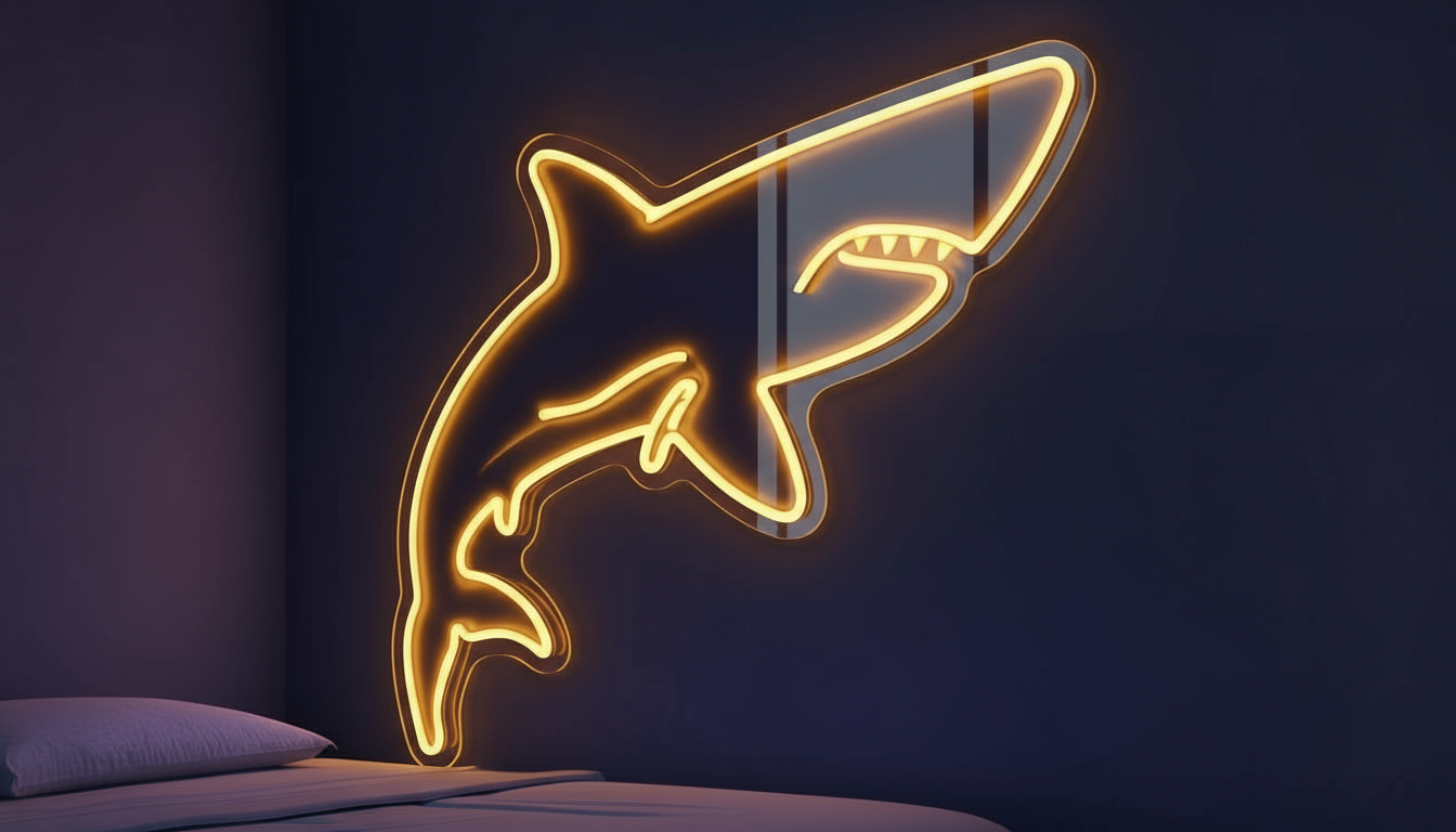 SHARK LED NEON SIGN