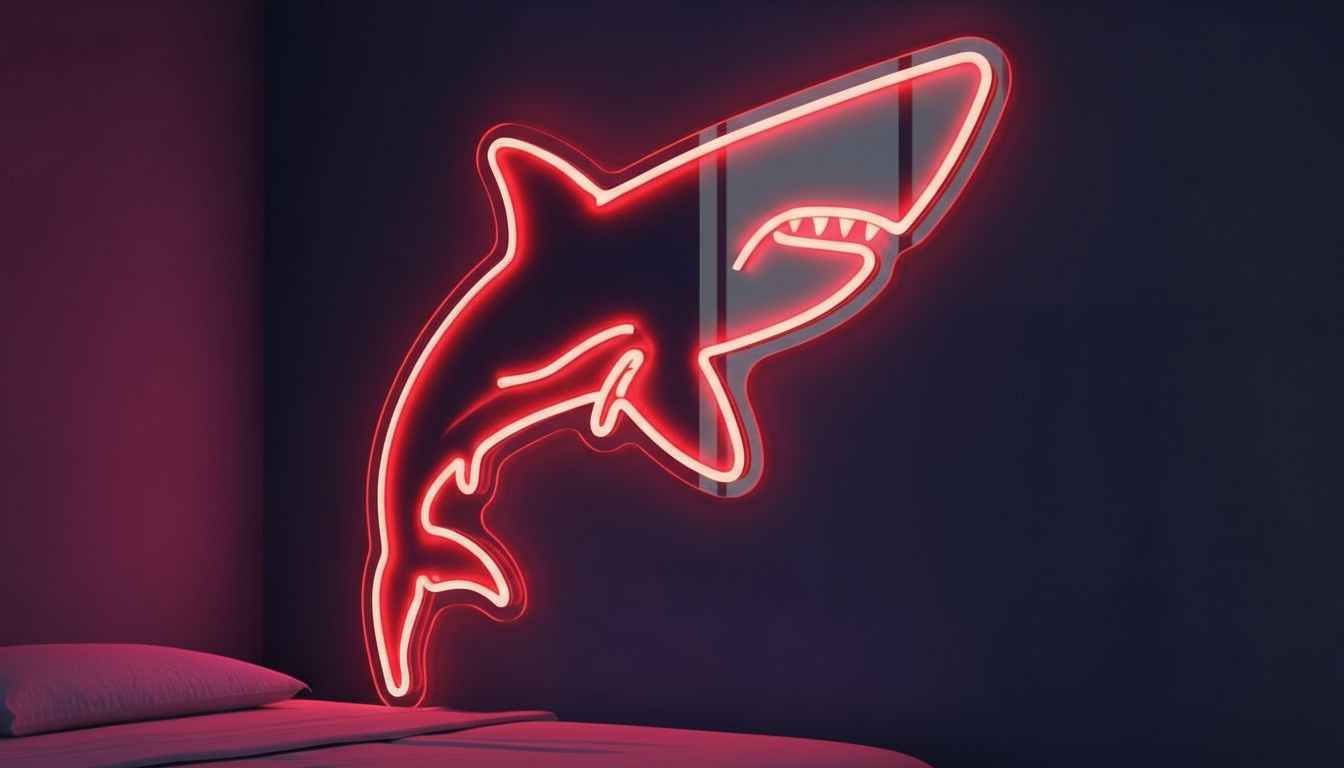 SHARK LED NEON SIGN