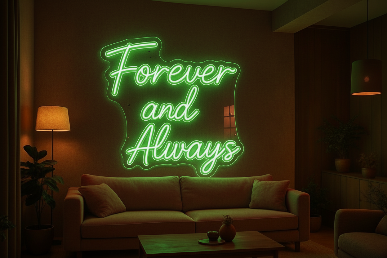 Forever and Always LED NEON SIGN