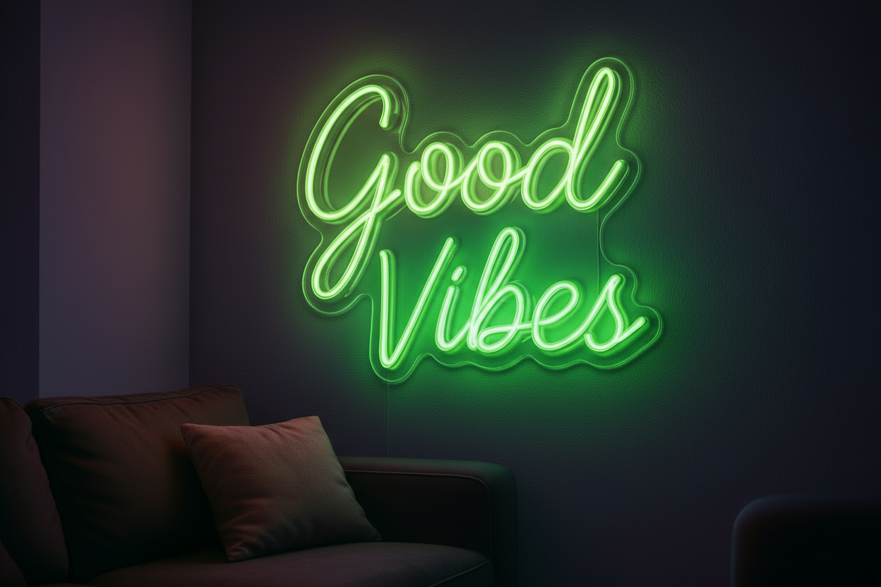 Good Vibes LED NEON SIGN