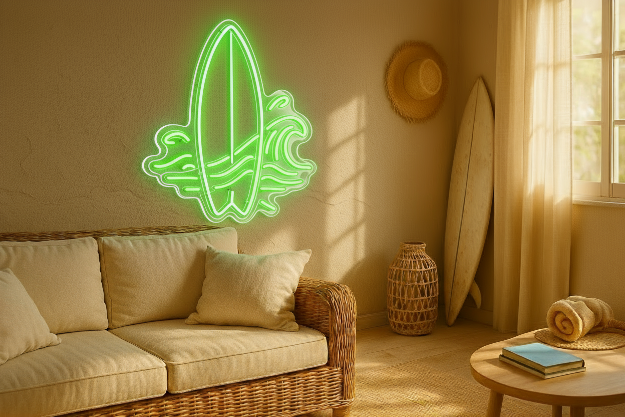 Surf Board LED NEON SIGN