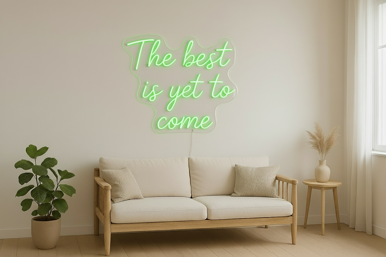 The best is yet to come LED NEON SIGN