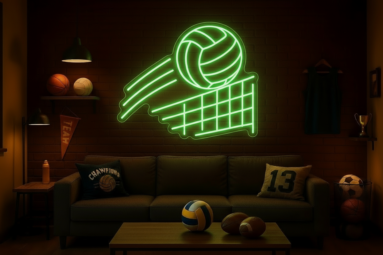 Volley Ball LED NEON SIGN