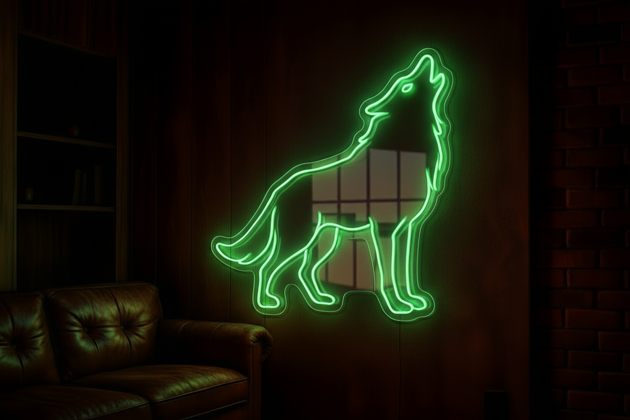 Wolf LED NEON SIGN