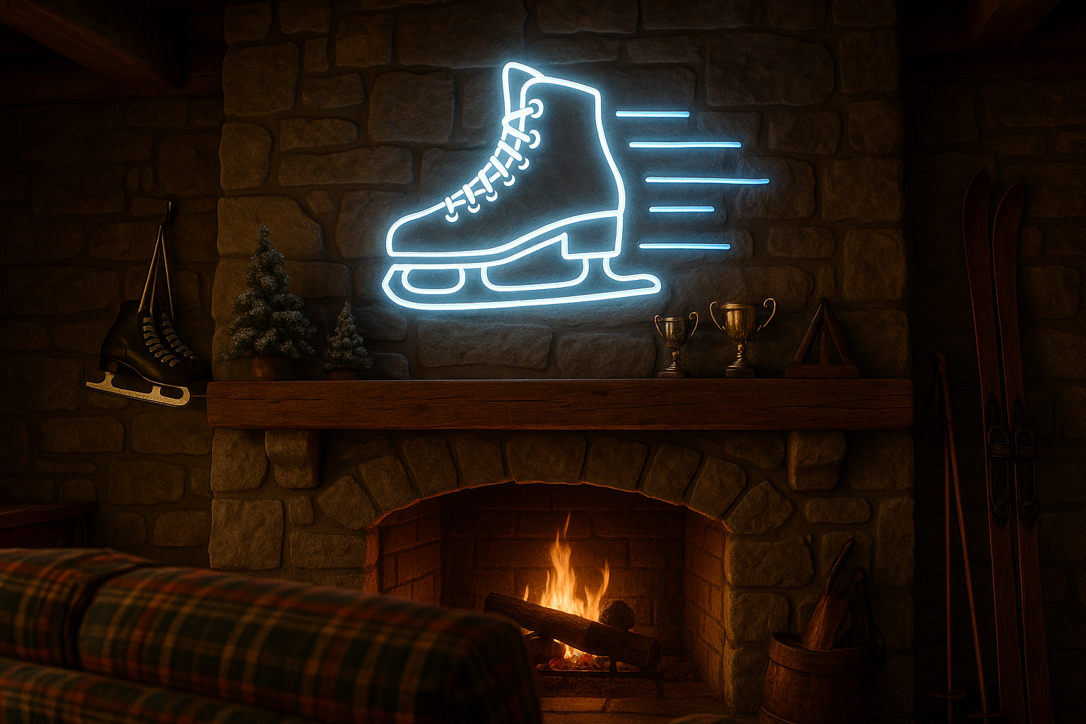 Ice Skating LED NEON SIGN