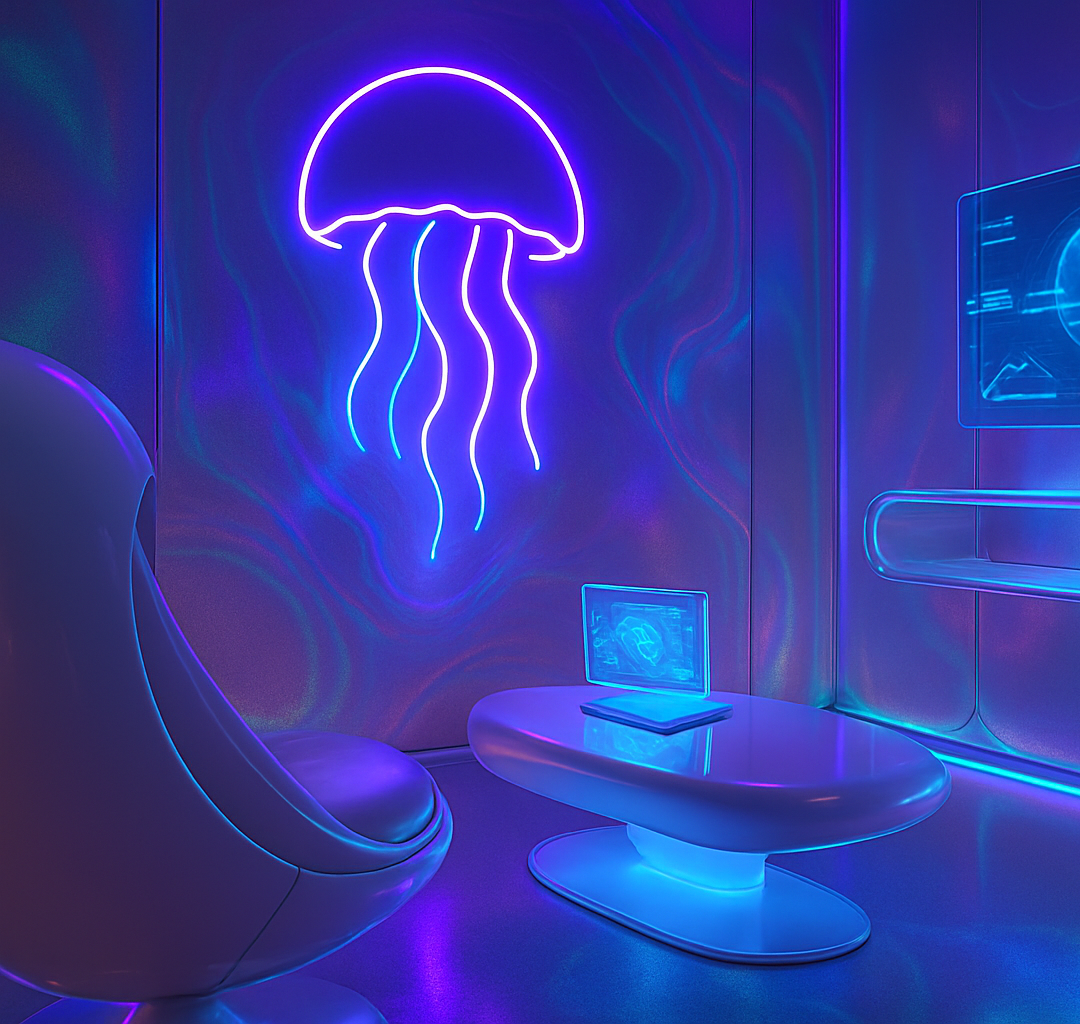 Jelly Fish LED NEON SIGN