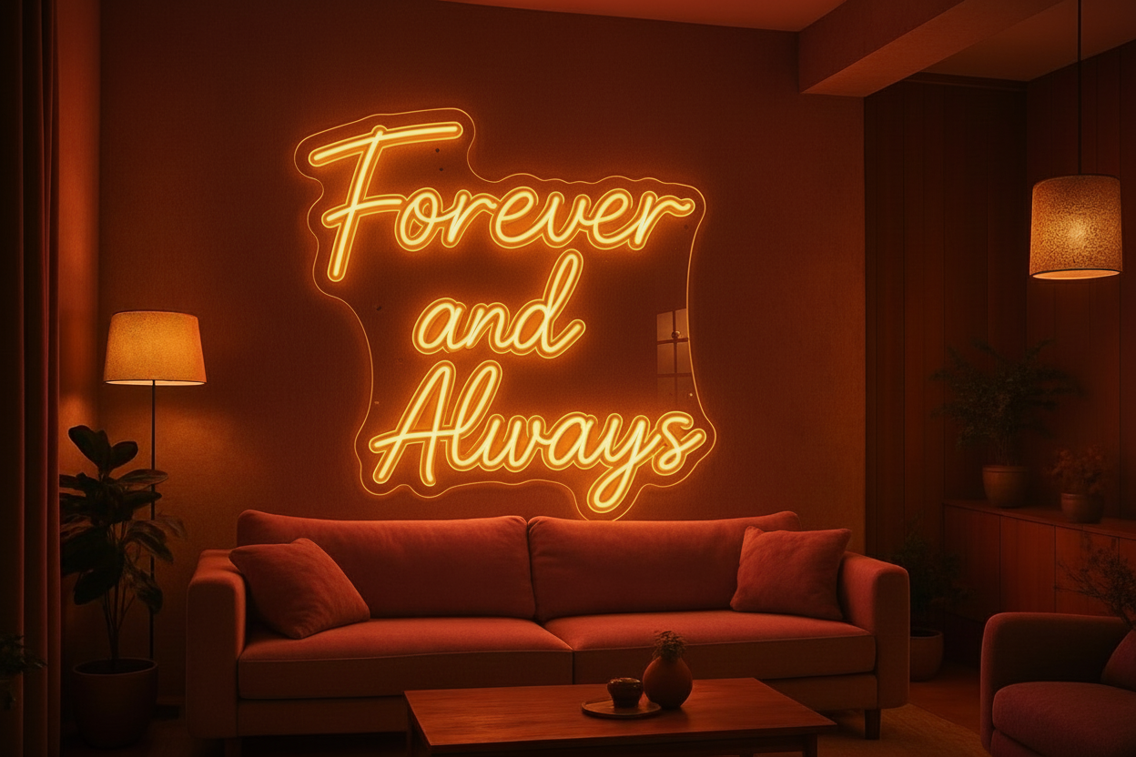 Forever and Always LED NEON SIGN