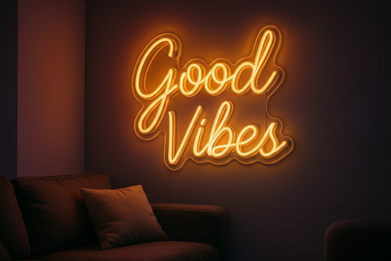 Good Vibes LED NEON SIGN