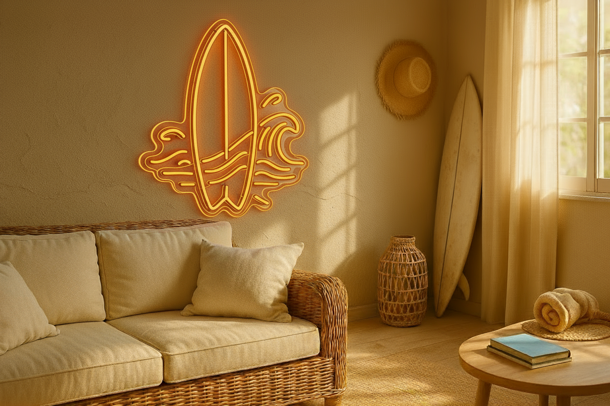 Surf Board LED NEON SIGN