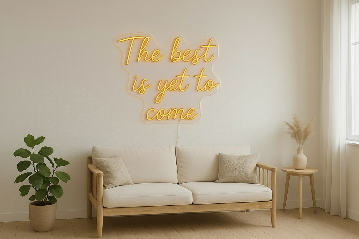 The best is yet to come LED NEON SIGN