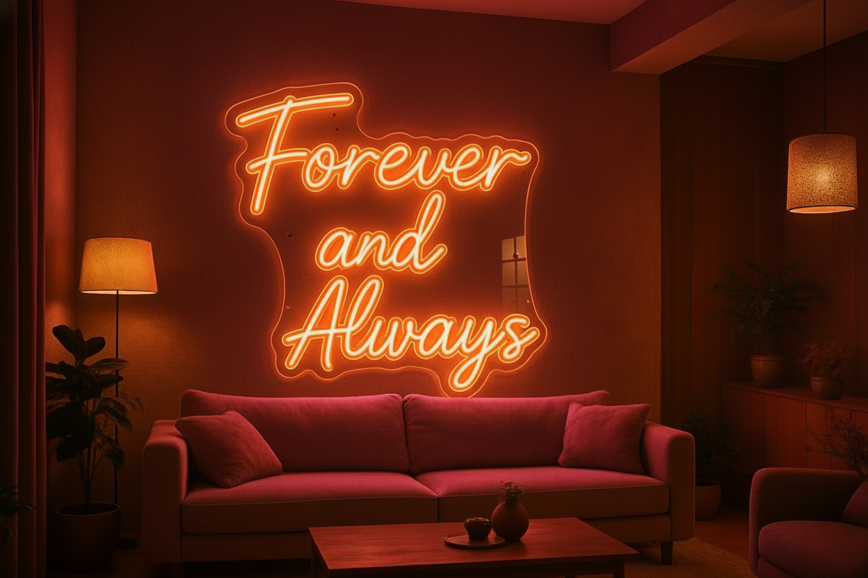 Forever and Always LED NEON SIGN