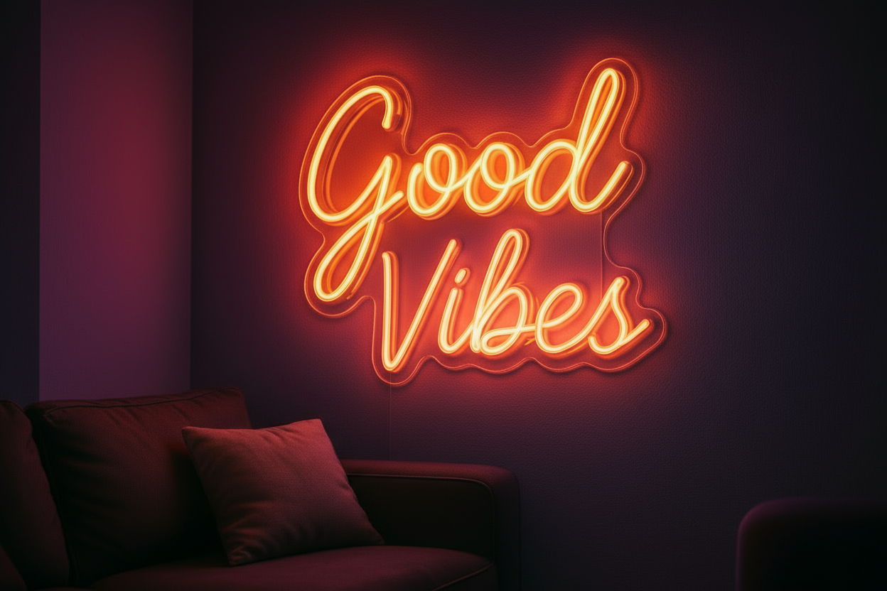 Good Vibes LED NEON SIGN