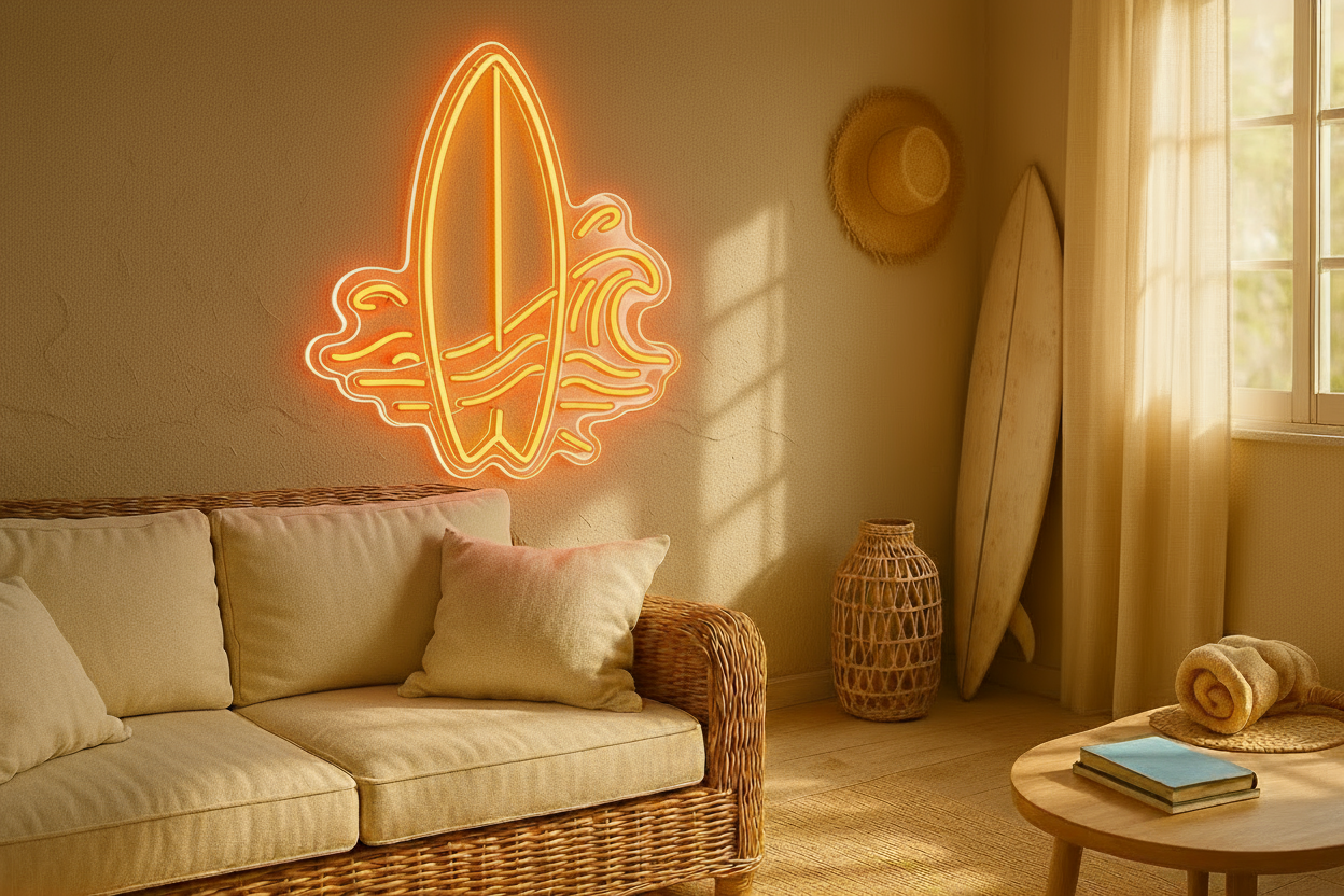 Surf Board LED NEON SIGN