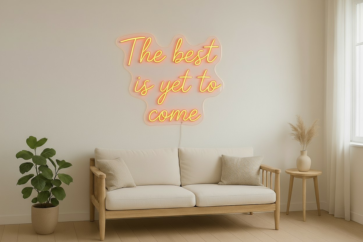 The best is yet to come LED NEON SIGN