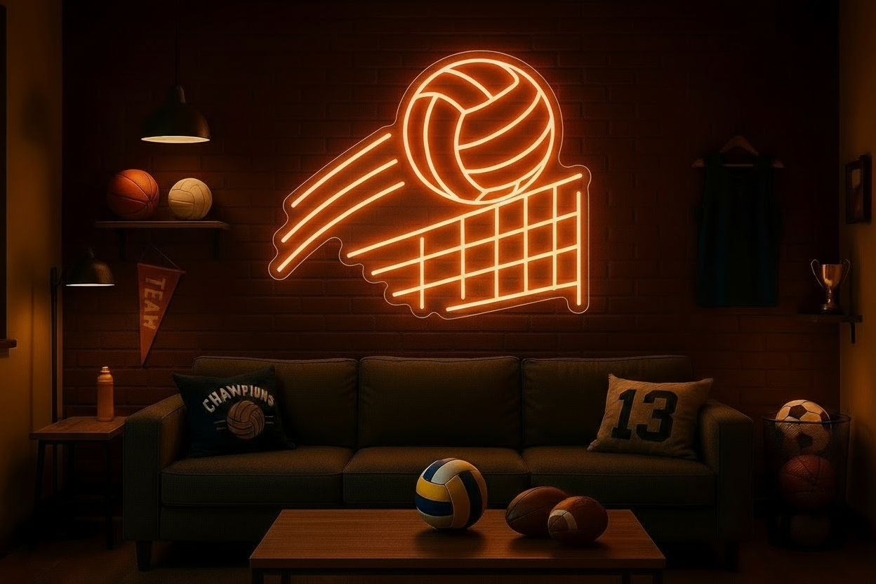 Volley Ball LED NEON SIGN