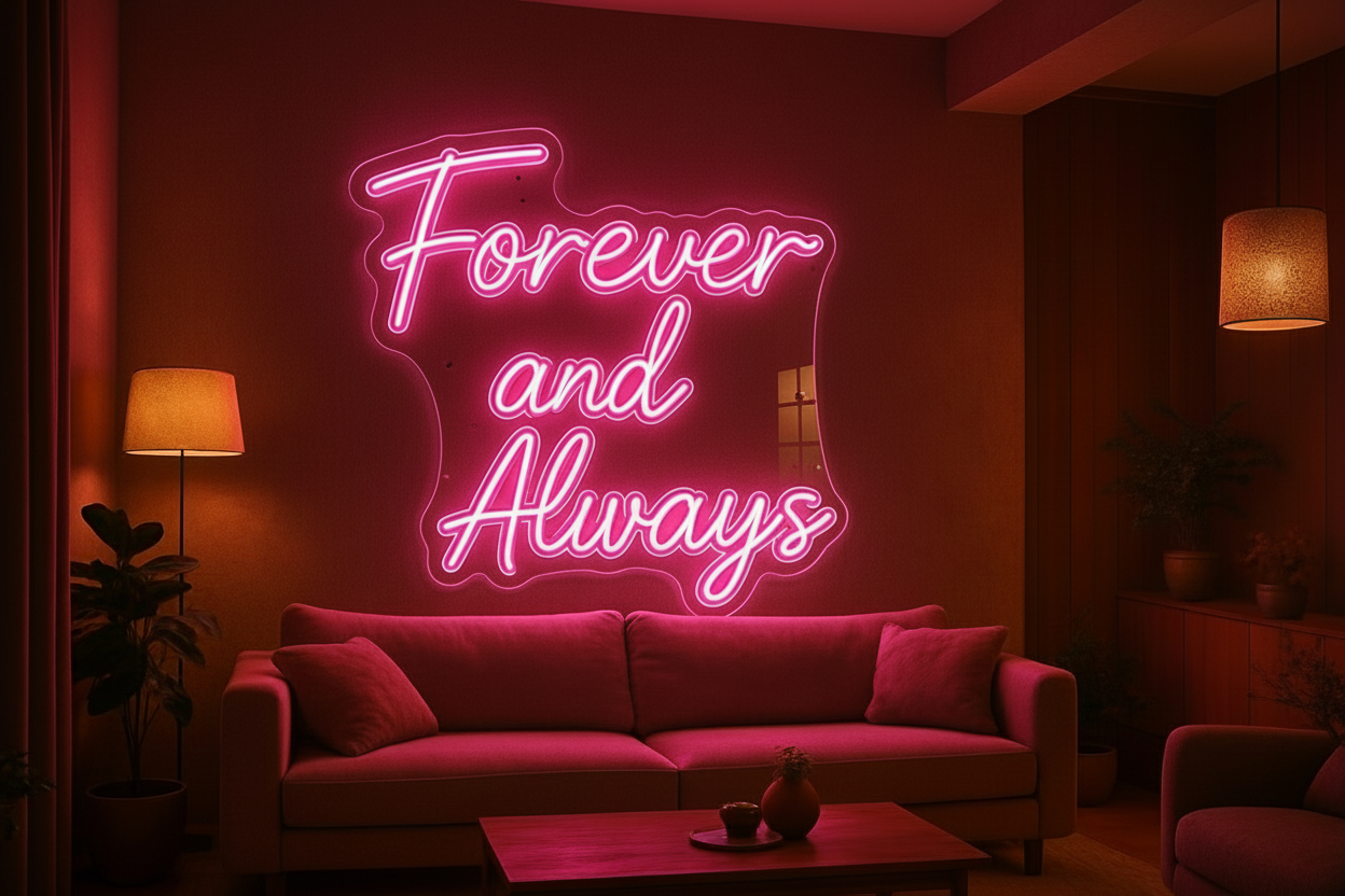Forever and Always LED NEON SIGN