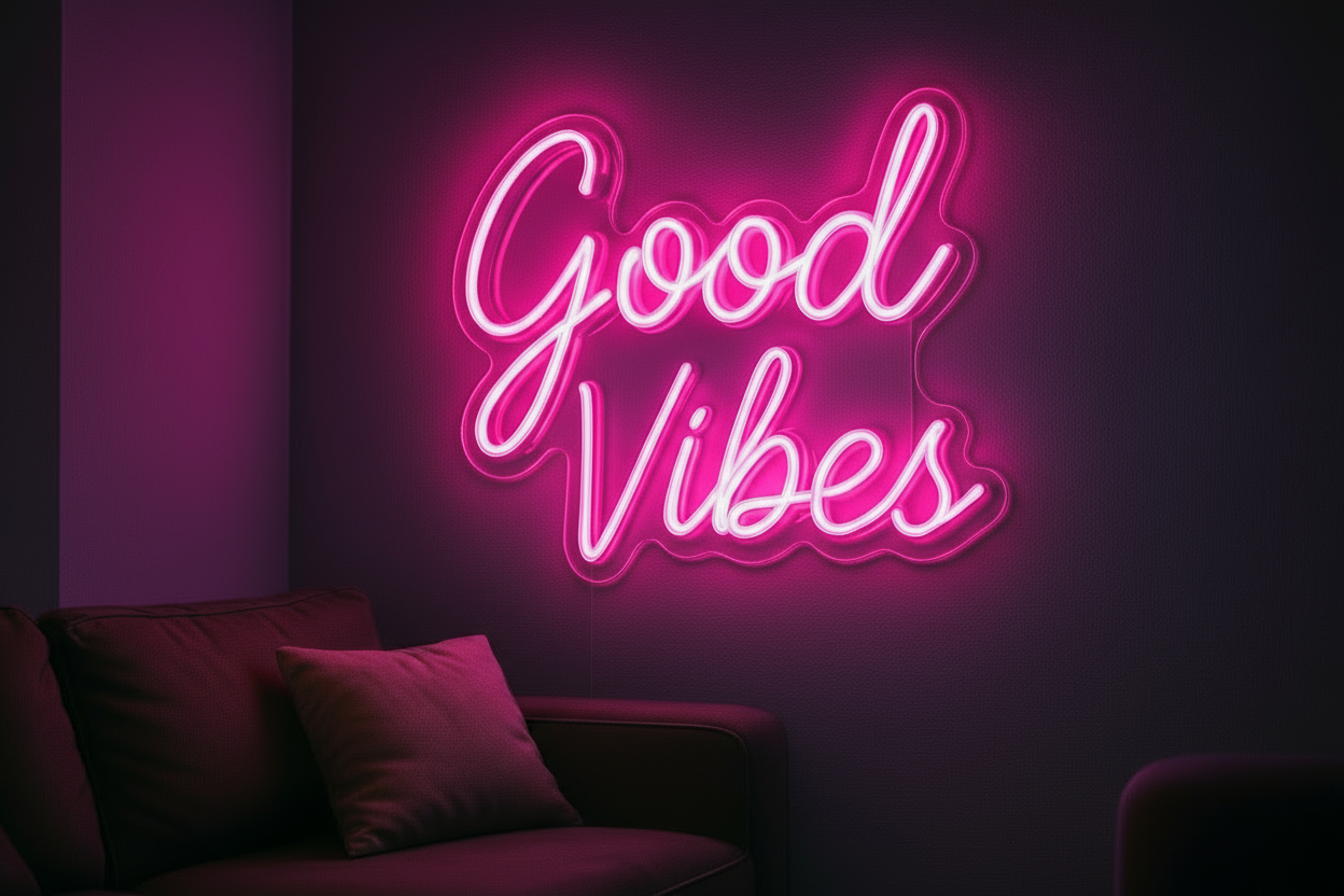Good Vibes LED NEON SIGN