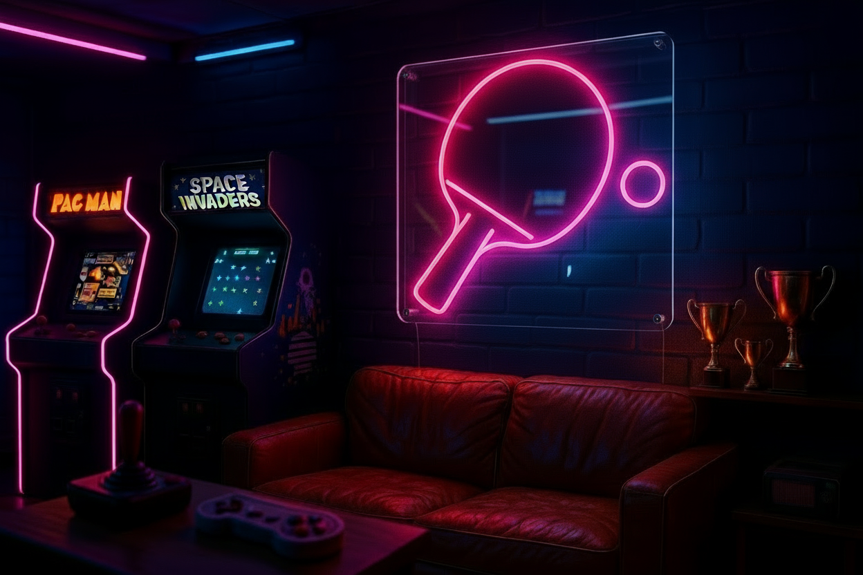 Ping Pong LED NEON SIGN