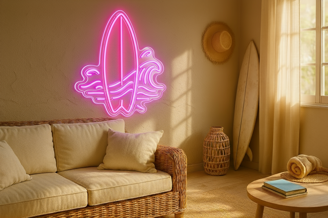 Surf Board LED NEON SIGN