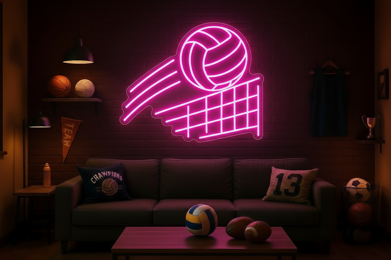 Volley Ball LED NEON SIGN