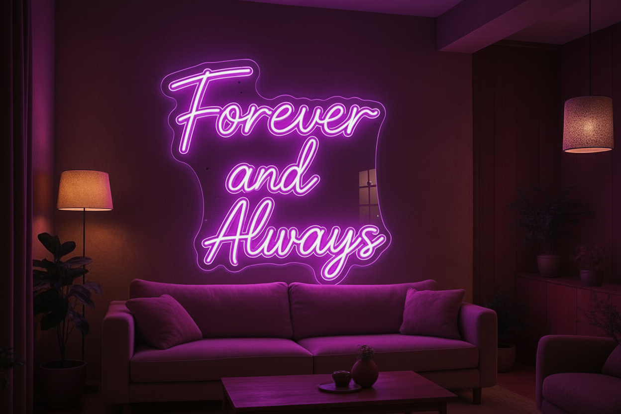 Forever and Always LED NEON SIGN