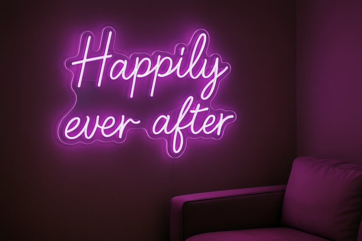 Happily ever after LED NEON SIGN
