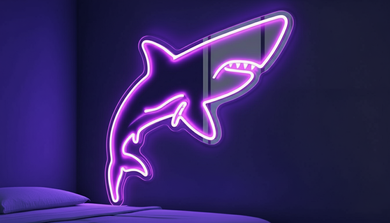 SHARK LED NEON SIGN