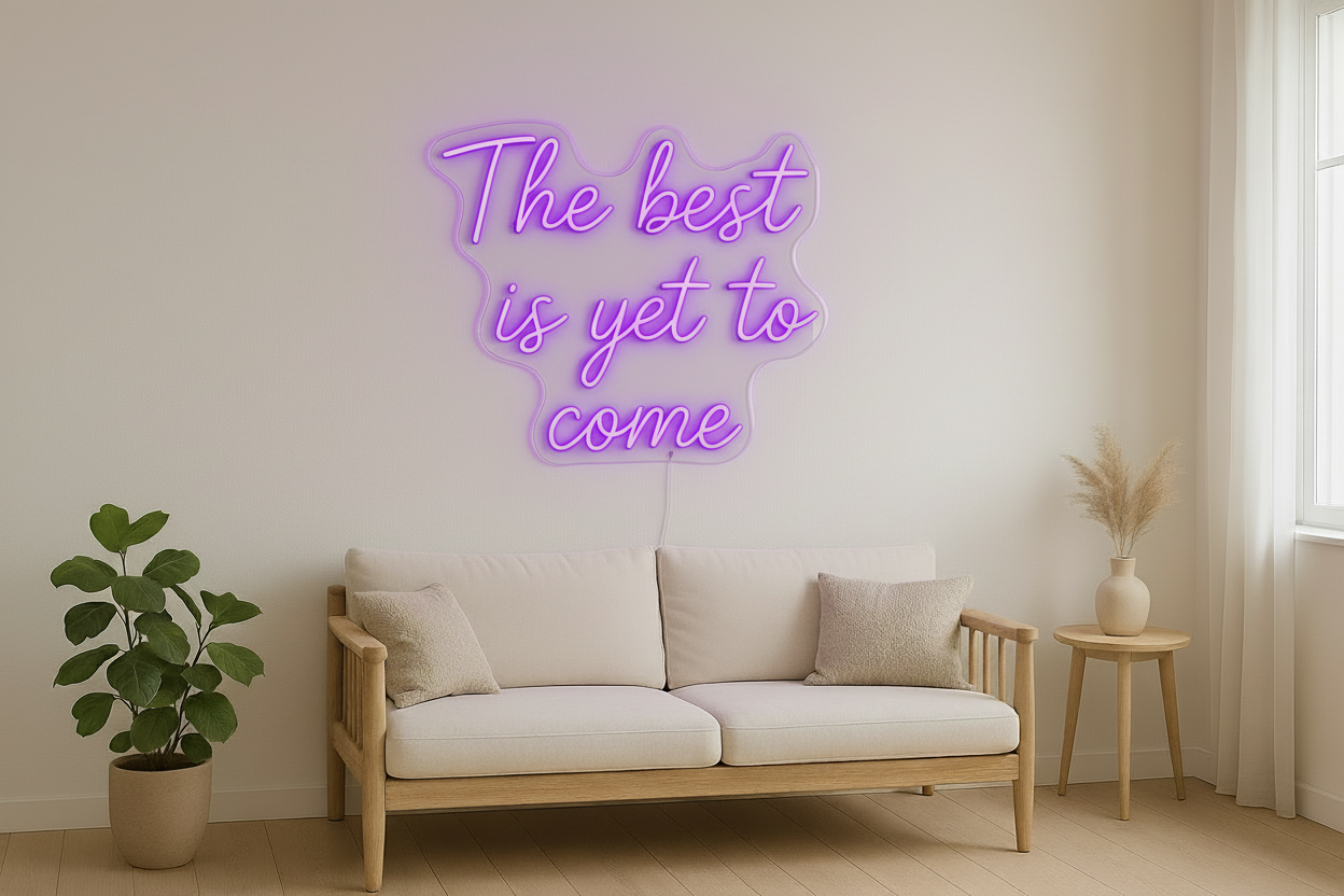 The best is yet to come LED NEON SIGN