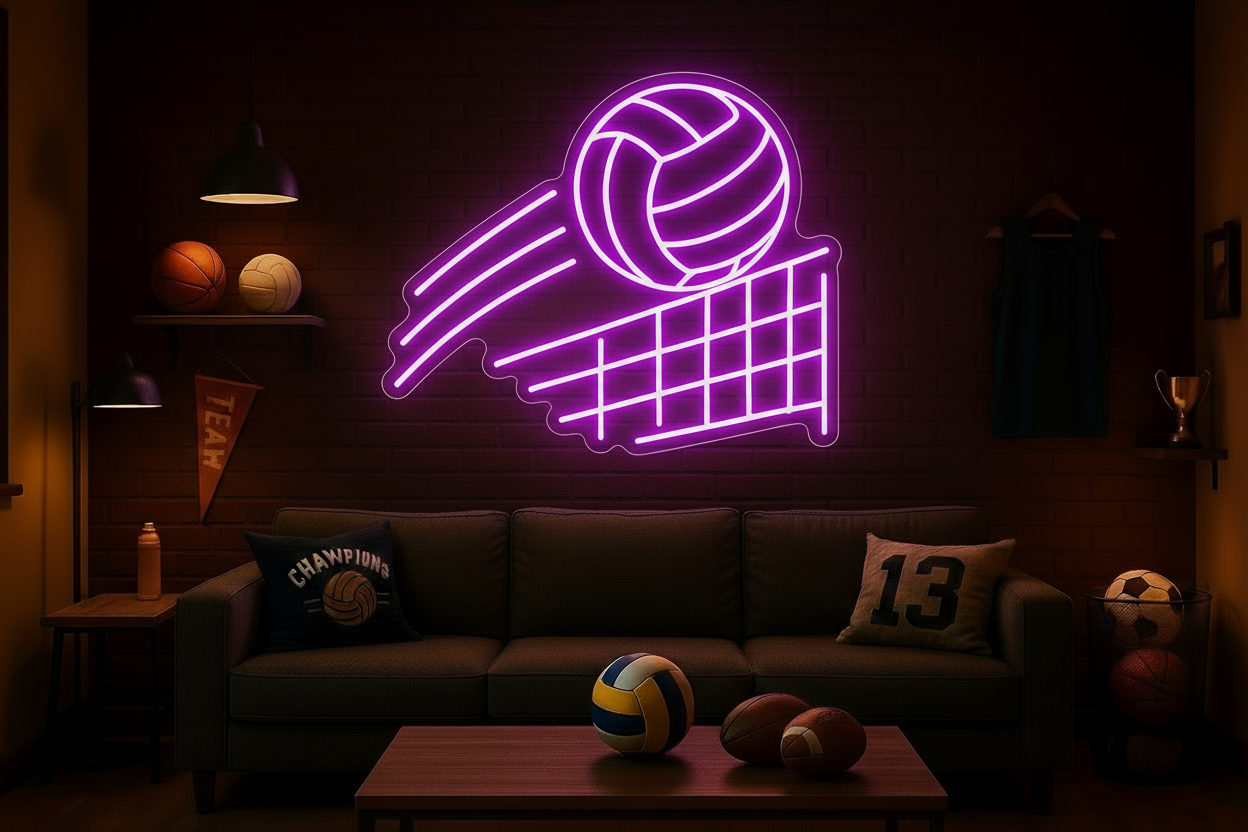 Volley Ball LED NEON SIGN