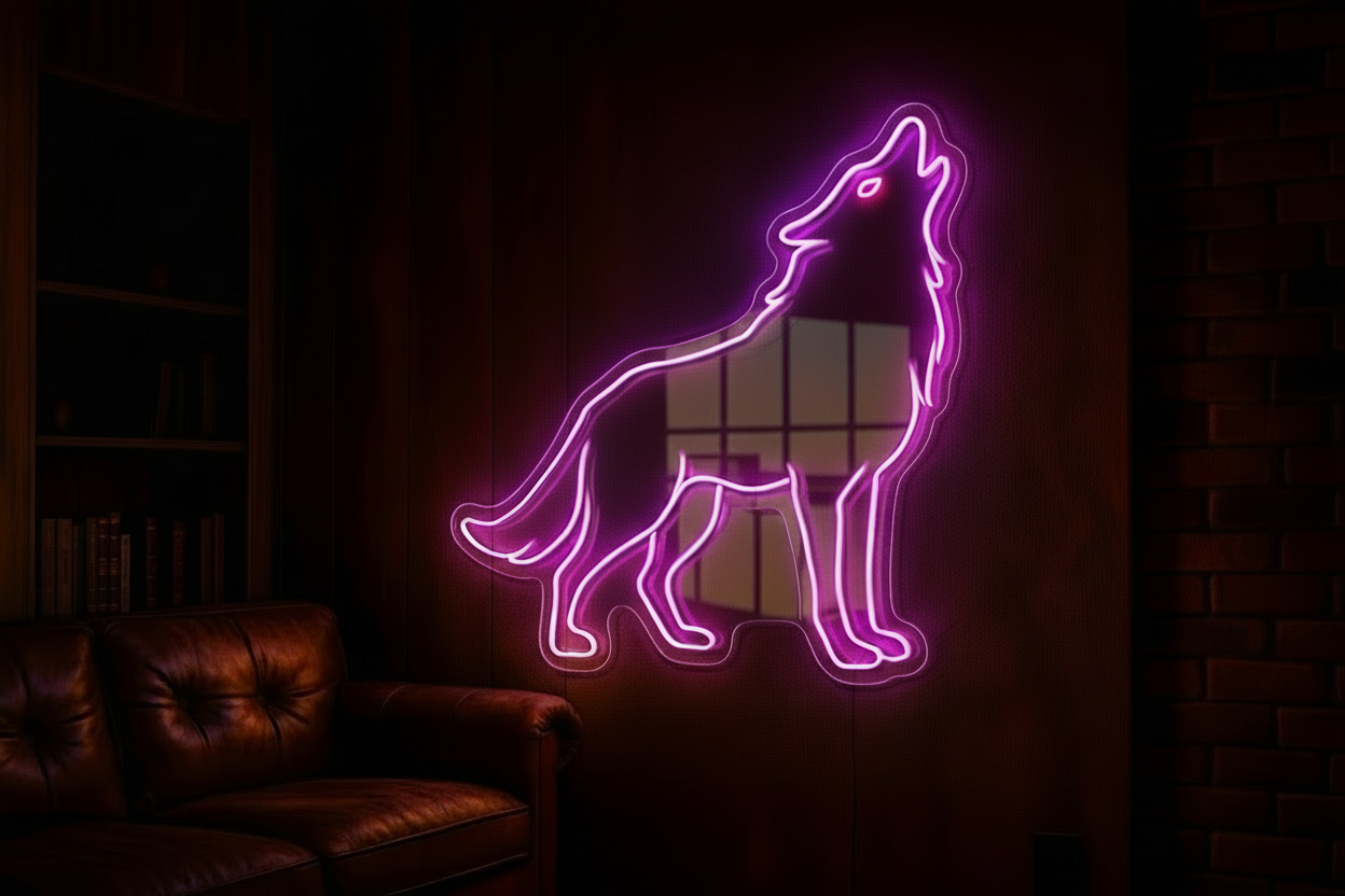 Wolf LED NEON SIGN