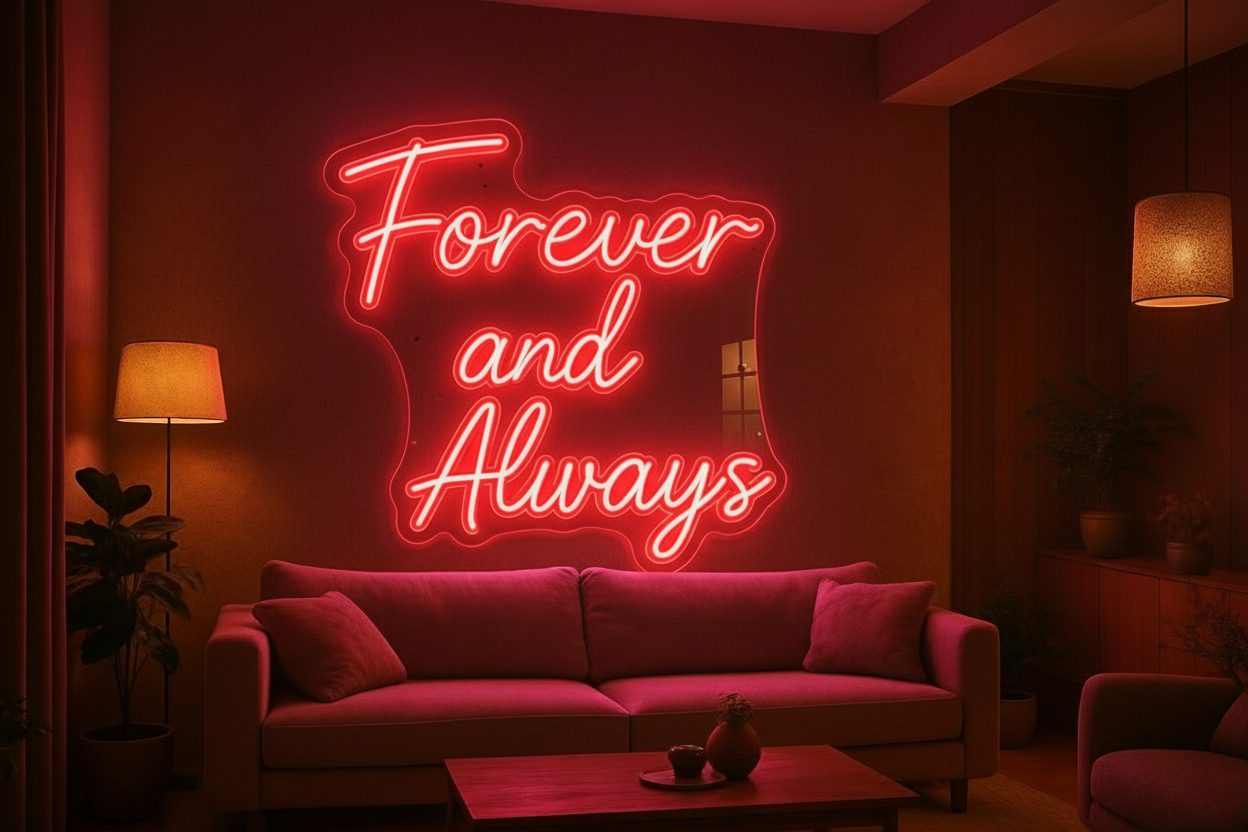 Forever and Always LED NEON SIGN