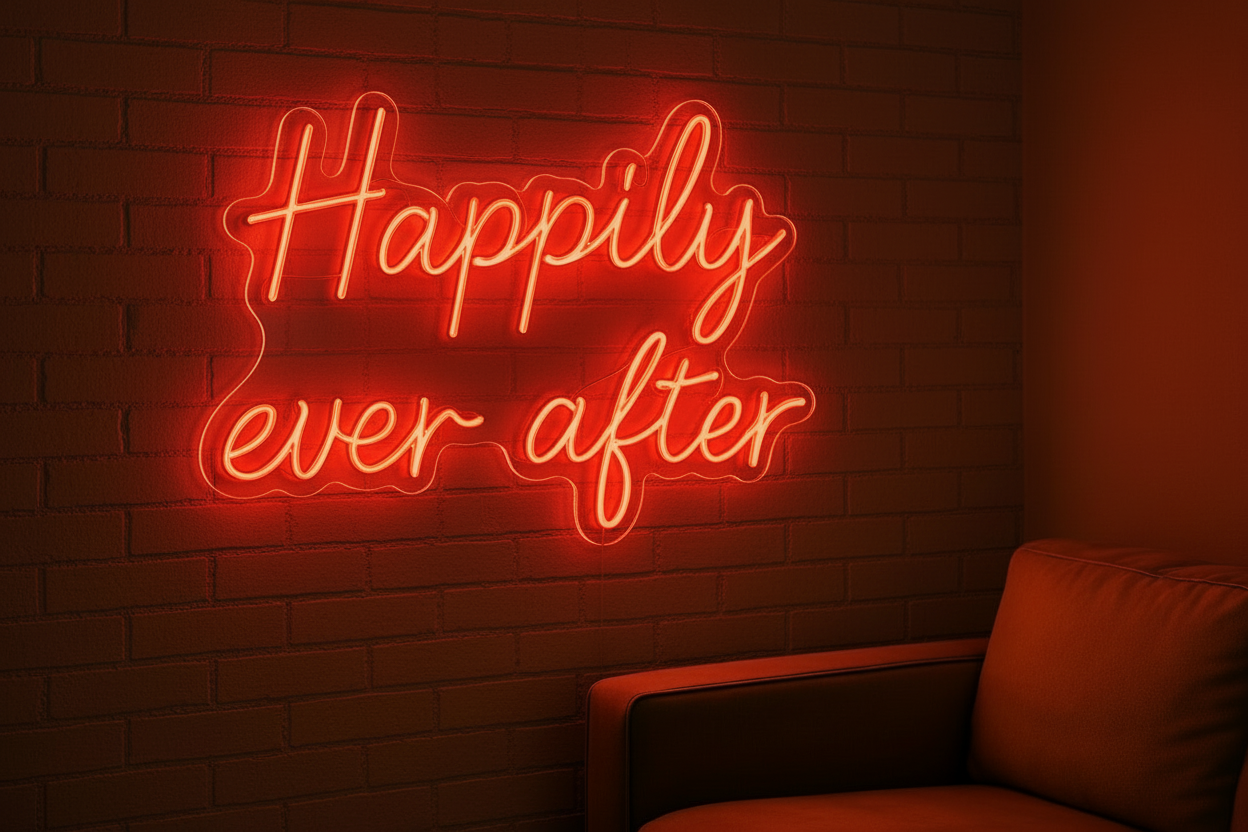 Happily ever after LED NEON SIGN