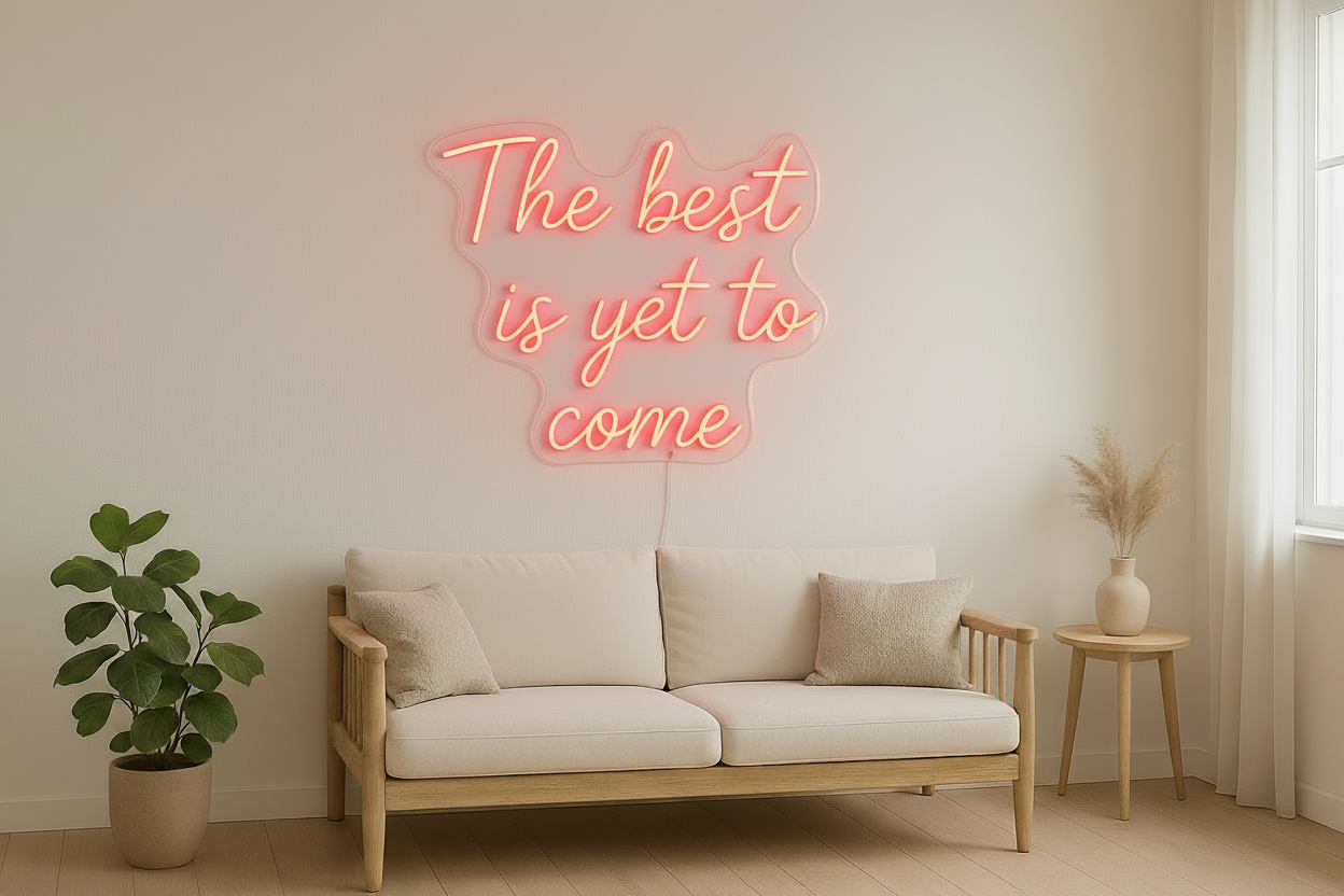 The best is yet to come LED NEON SIGN