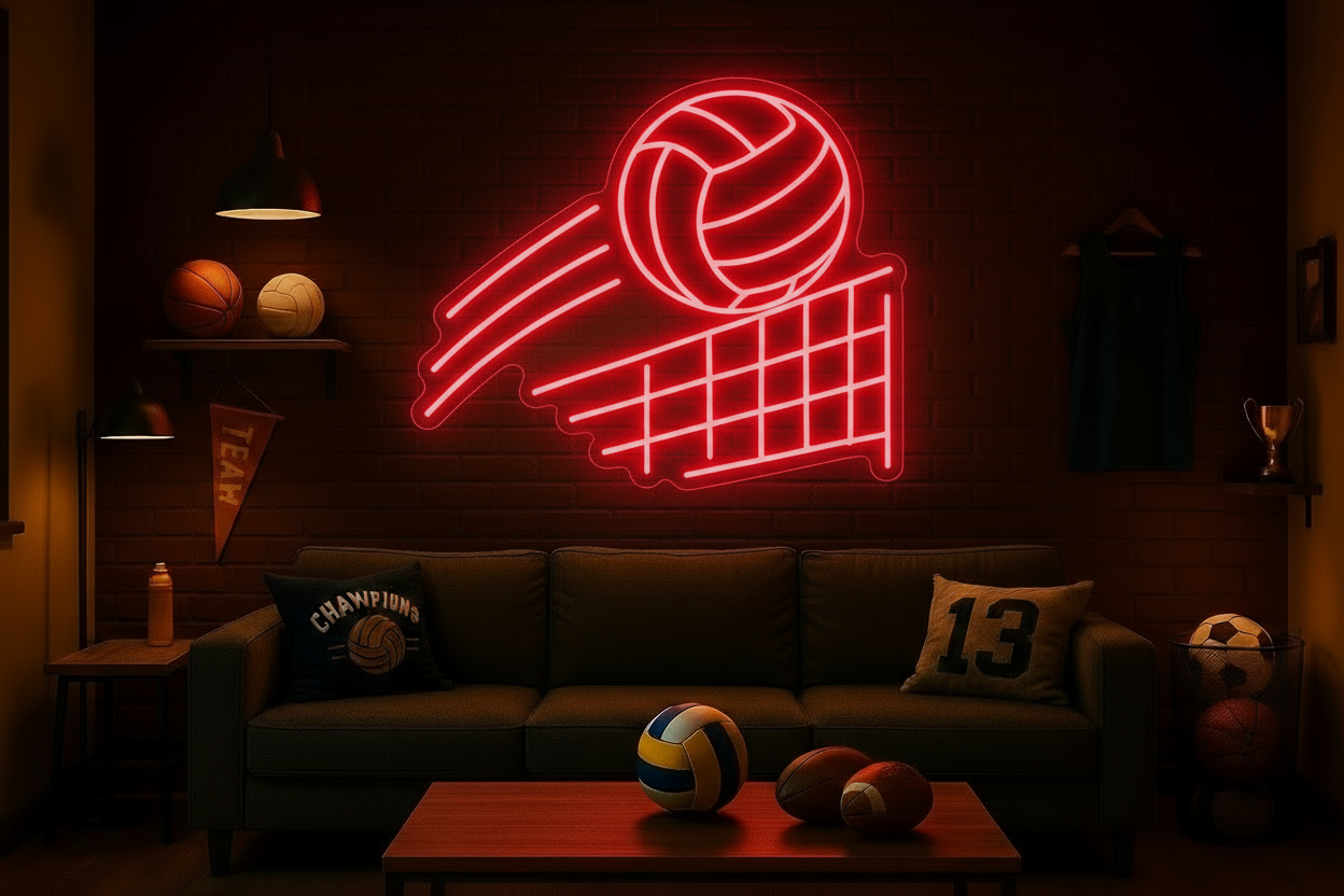 Volley Ball LED NEON SIGN