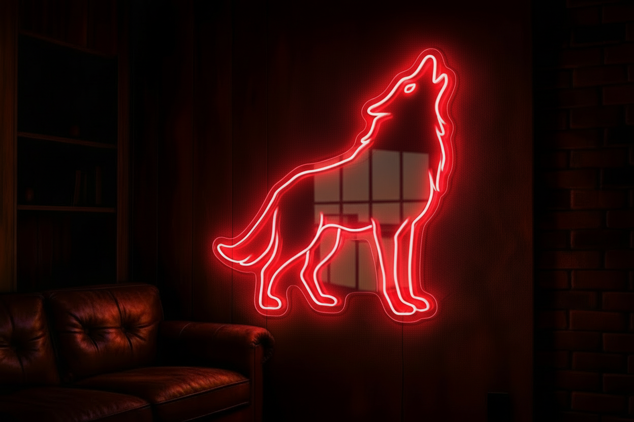 Wolf LED NEON SIGN