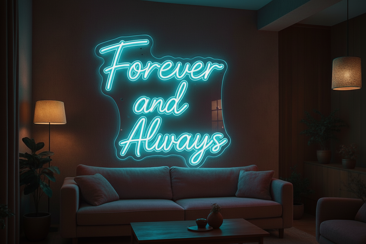 Forever and Always LED NEON SIGN