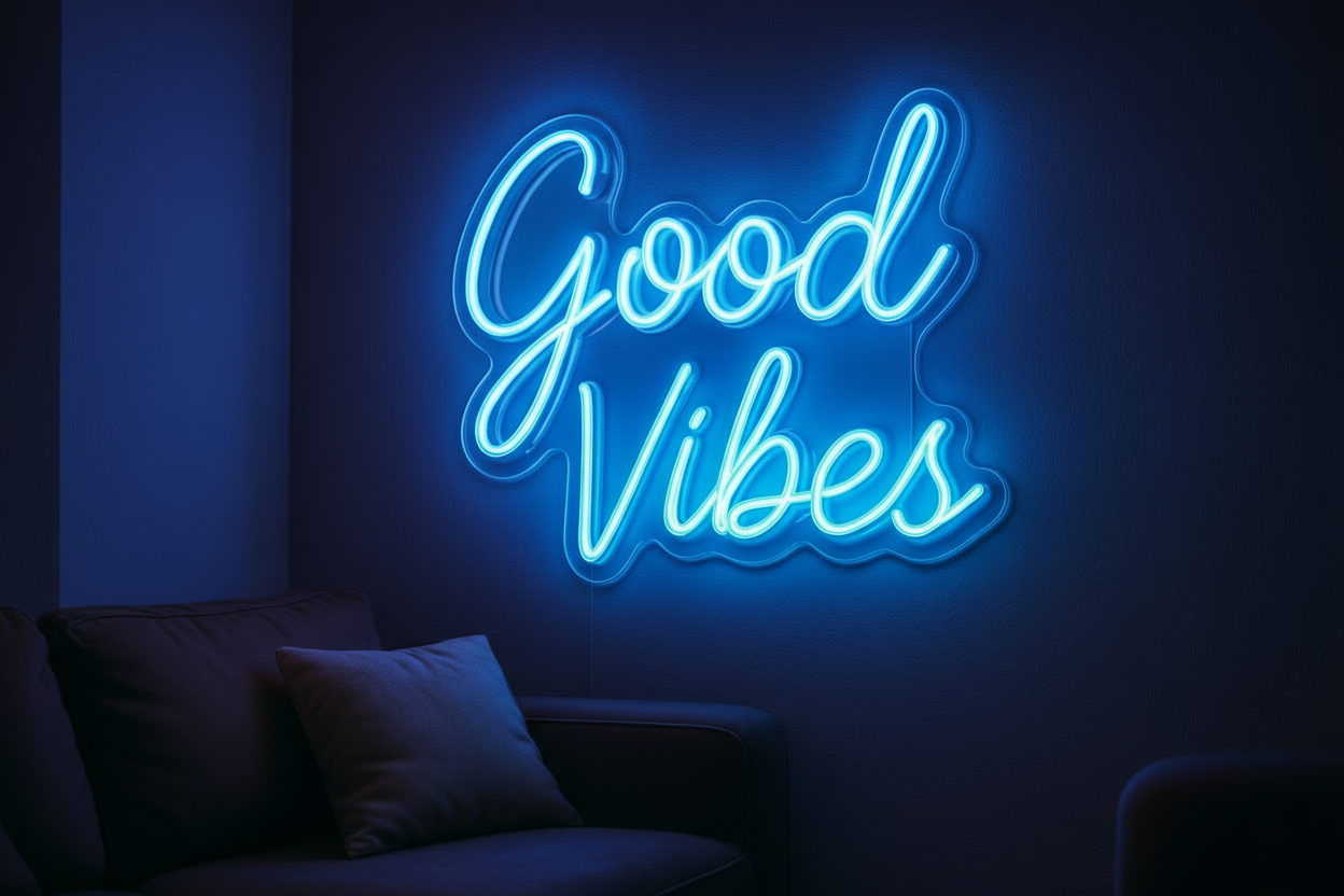 Good Vibes LED NEON SIGN