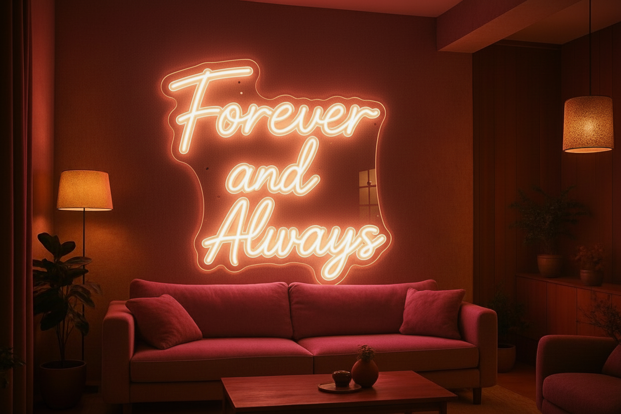 Forever and Always LED NEON SIGN
