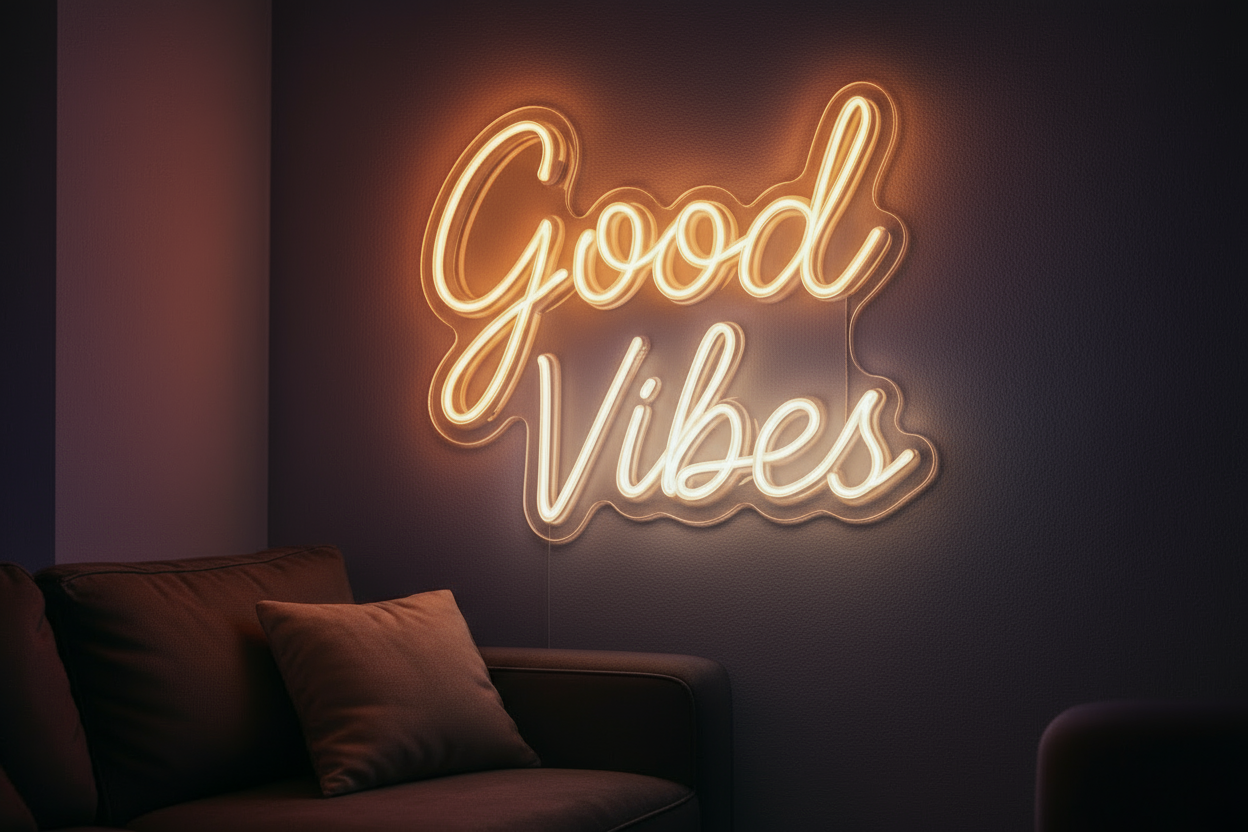 Good Vibes LED NEON SIGN
