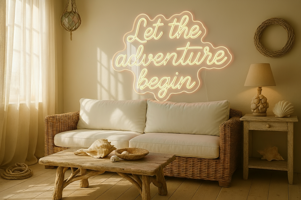 Let the adventure begin LED NEON SIGN