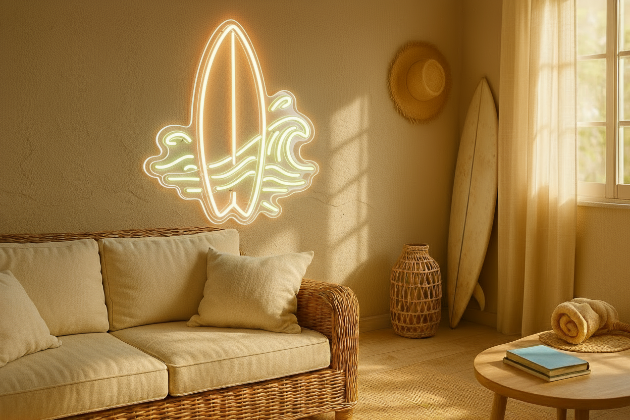 Surf Board LED NEON SIGN