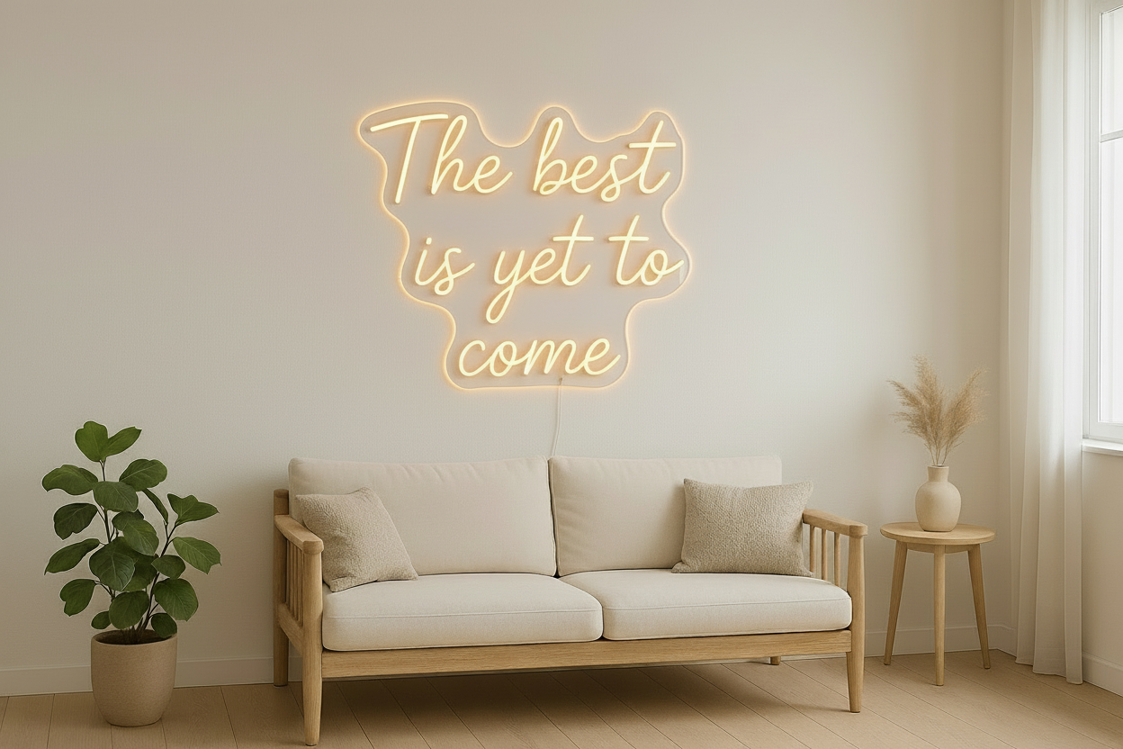 The best is yet to come LED NEON SIGN